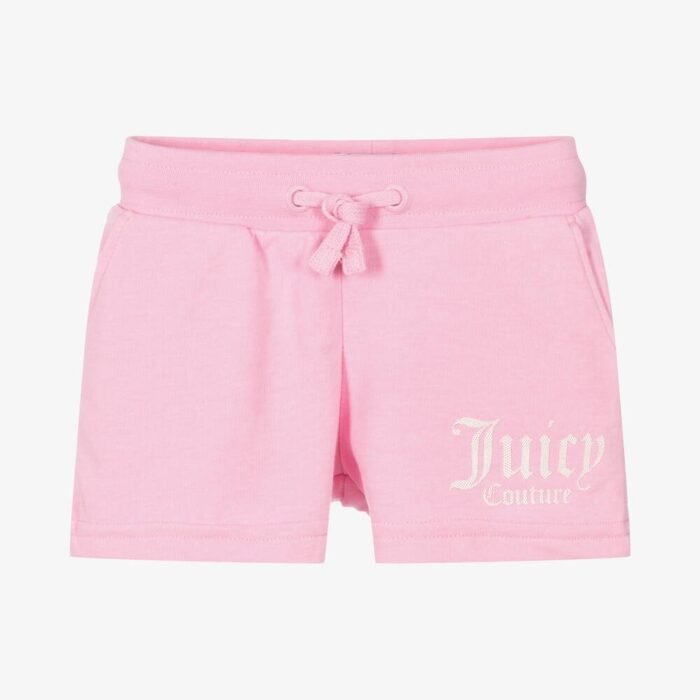 JUICY COUTURE GIRLS COTTON SHORTS - PINK