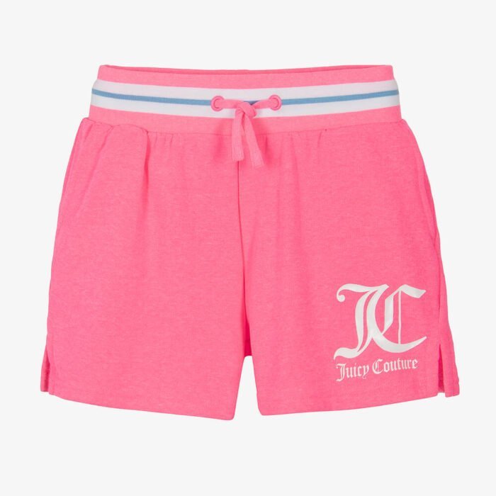 JUICY COUTURE TEEN GIRLS COTTON LOGO - NEON PINK